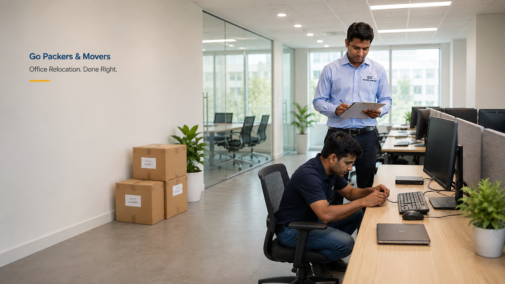 Office Relocation service by Go Packers and Movers in Jaipur